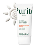 Purito sunscreen SPF 50 bottle with ultra-smooth texture for instant absorption