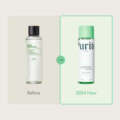 Purito Seoul Wonder Releaf Toner : texture eau lumineuse prête à hydrater et adoucir la peau sensible.