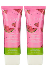 Pūrlisse Watermelon Energizing 2 Minute Polishing Peel — bouteille lumineuse, teint frais et lissé