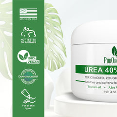 PurOrganica Crème Pied Urea 40% : application facile pour douceur