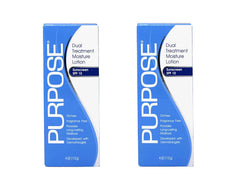 PURPOSE Hydratant Double Action SPF10, flacon 4oz prêt pour l'usage quotidien.