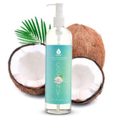 Pursonic huile coco fractionnée sans parfum dans bouteille pratique et légère.
