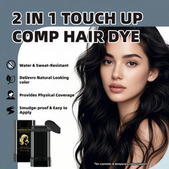 put girl pinceau application précise : retouches ciblées autour de la ligne des cheveux.
