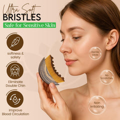 Brosse detox-visage Puur House favorisant l'éclat et la circulation