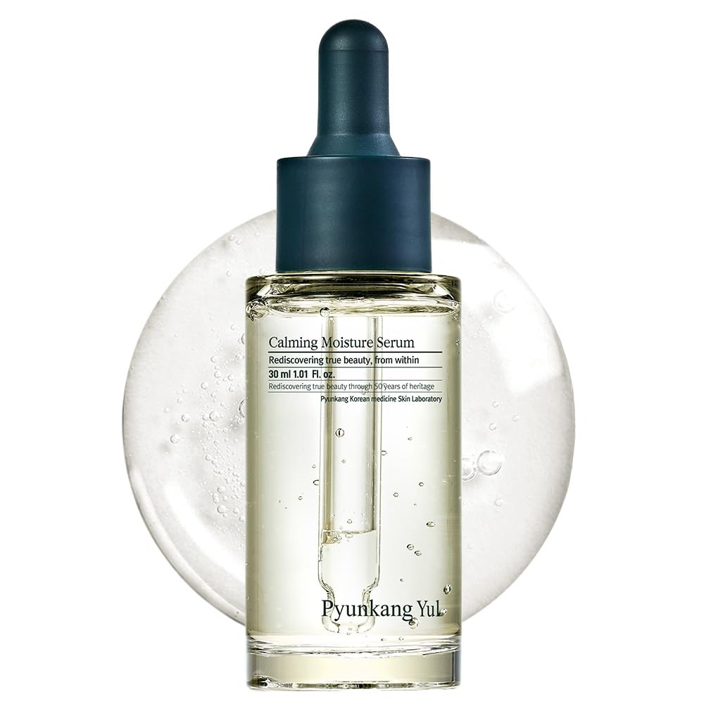 Sérum calmant Pyunkang Yul dans sa bouteille, apaisement rapide