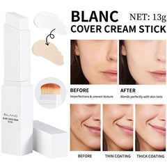Qawnfy Bâton Blanc Cover avec brosse détachable pour estomper