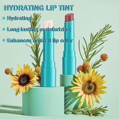 Qawnfy Lip Tint Hydratant – teinte Rose Mute sur lèvres pour un effet naturel
