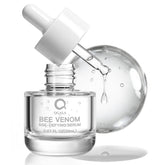 Sérum Venin d'Abeille Qgala dans sa bouteille, hydratation et douceur cutanée.