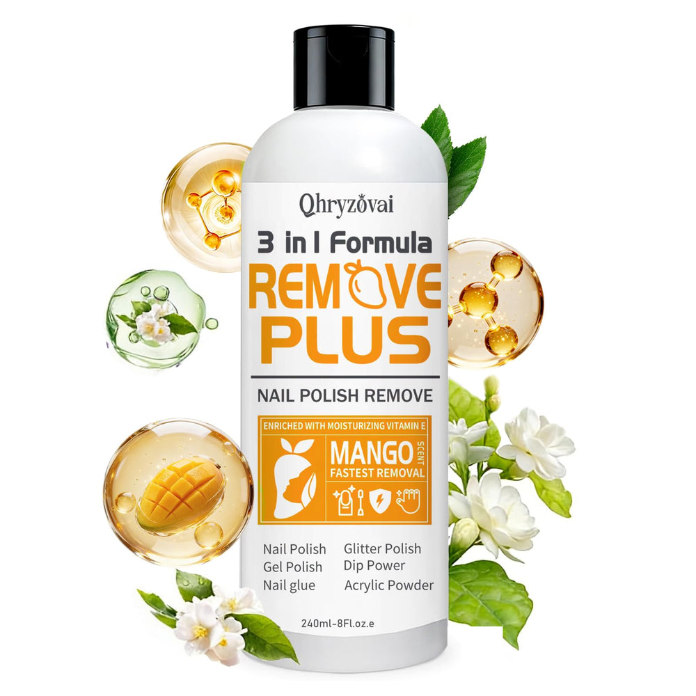 Dissolvant Qhryzoval – vernis-gel: dissolution rapide à domicile.