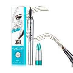 QIC stylo sourcils 4-point pour des traits précis et naturels.