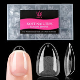 QIEK ensemble de faux ongles amande extra courts, 510 pièces, ajustement facile.