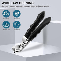 QiFind collecteur de chutes d’ongles pour plan de travail propre