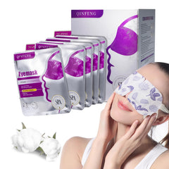 Masque yeux à vapeur QINFENG, emballage individuel pratique pour le voyage.