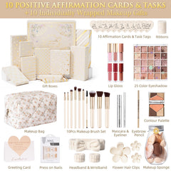 Ensemble outils maquillage Qinline, kit complet pour débuter en beauté.