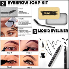 Eyeliner liquide imperméable QIONG pour un trait net et durable.