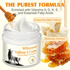 QJCWXIAOX pot crème visage mettant en valeur les ingrédients naturels.