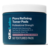 QRxLabs cotons-tonifiants-pores: amélioration de l’apparence des pores.