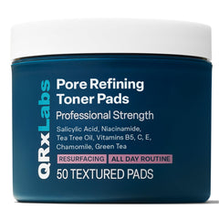 QRxLabs cotons-tonifiants-pores: amélioration de l’apparence des pores.