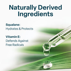 Huile pour cheveux QRxLabs Squalane, brillance et facilité de coiffage.