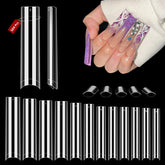 Tips Quaferen ongles plat sans courbe, ajustement sûr et longue tenue.