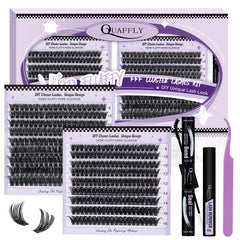 Kit QUAFFLY Volume Cils Grappes pour un volume personnalisable et rapide.