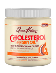 Queen Helene Cholesterol Crème Conditionneur Cheveux à l’huile d’argan, soin nourrissant.