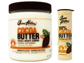 Queen Helene Cocoa Butter Face and Body Creme delivers deep hydration for dry skin.