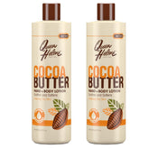 Queen Helene Cocoa Butter Hand & Body Lotion bottle pours for deep hydration