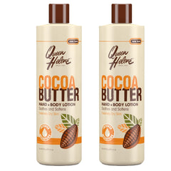Queen Helene Cocoa Butter Hand & Body Lotion bottle pours for deep hydration