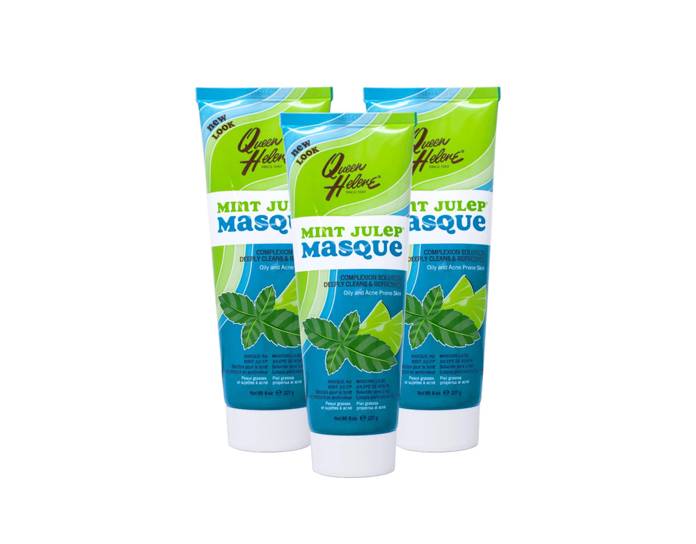 Queen Helene Masque Menthe Julep dans son pot, purifiant et rafraîchissant.