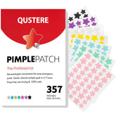 QUSTERE patches acne étoiles roses: absorption des sécrétions et camouflage discret.