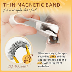 QUEWEL applicator magnetic tool—easy placement without glue for daily use.