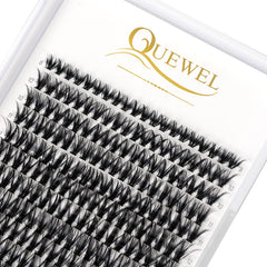 QUEWEL cluster-cils 240pcs: pose rapide et regard naturel à domicile.
