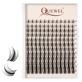 QUEWEL Fairy-Lash-Clusters ensemble 144 pièces pour cils manga variés