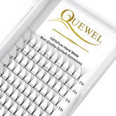QUEWEL cils préfabriqués 5D 0,07 C 11 mm, rendu volumineux et naturel