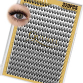 QUEWEL Lash Clusters: plateau 320 pièces pour un rendu naturel et confortable