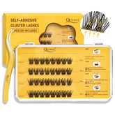 QUEWEL Self-Adhesive Eyelashes Kit packaging for easy at-home lash applications
