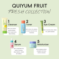 Tonique vitamine C citron QUIYUM, aide à contrôler la brillance.