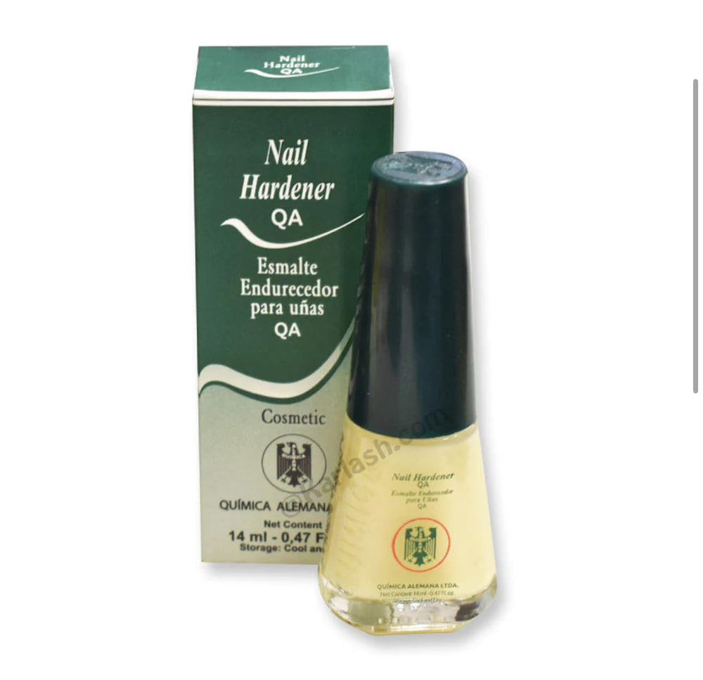Durcisseur d’ongles Química Alemana, application lisse, renforcement potentiel et base pour le vernis
