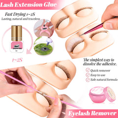 Kit QUKLOGEN bandes cils en échantillon pour tester longueurs variées