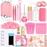 QUKLOGEN Kit extension cils – ensemble complet pour une pose précise.