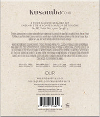 QUR emballage tablettes douche aromathérapie Kusamba prêt à offrir