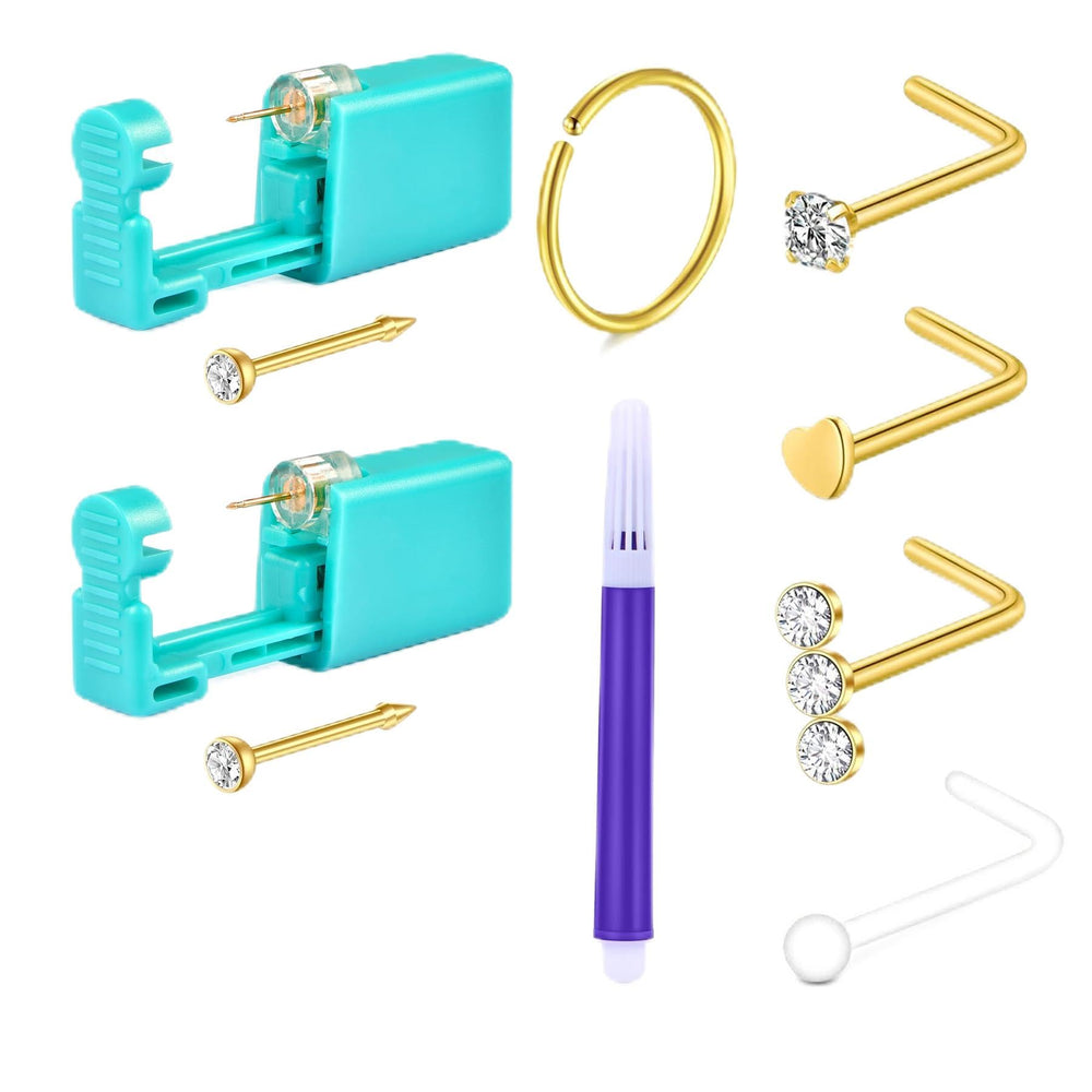Kit QWALIT de perçage du nez à domicile, pratique et sûr.