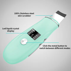QYCSL spatule visage, mode 4-en-1, offre une routine ciblée et personnalisée.