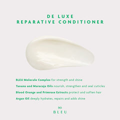 Démêlage facilité après shampoing grâce au BLEU De Luxe.