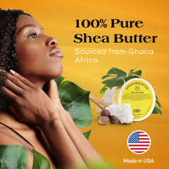 Beurre Jaune RA COSMETICS sans conservateurs, soin pur pour peau et cheveux.