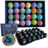 Coffret Rachelle Parker pour homme, présentation premium du coffret bombes bain.