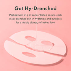 Rael masque hydrogel application facile et adhérence fiable pour hydratation ciblée