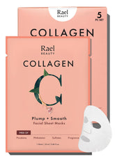 Rael masque visage collagène – feuille bambou, hydratation profonde et douceur