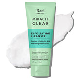 Rael Miracle Clear nettoyant visage, bouteille visible, nettoyage en profondeur des impuretés
